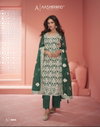 Raabta By Aashirwad Gulkand Organza Silk Wedding Wear Salwar Suits Wholesale Suppliers In India